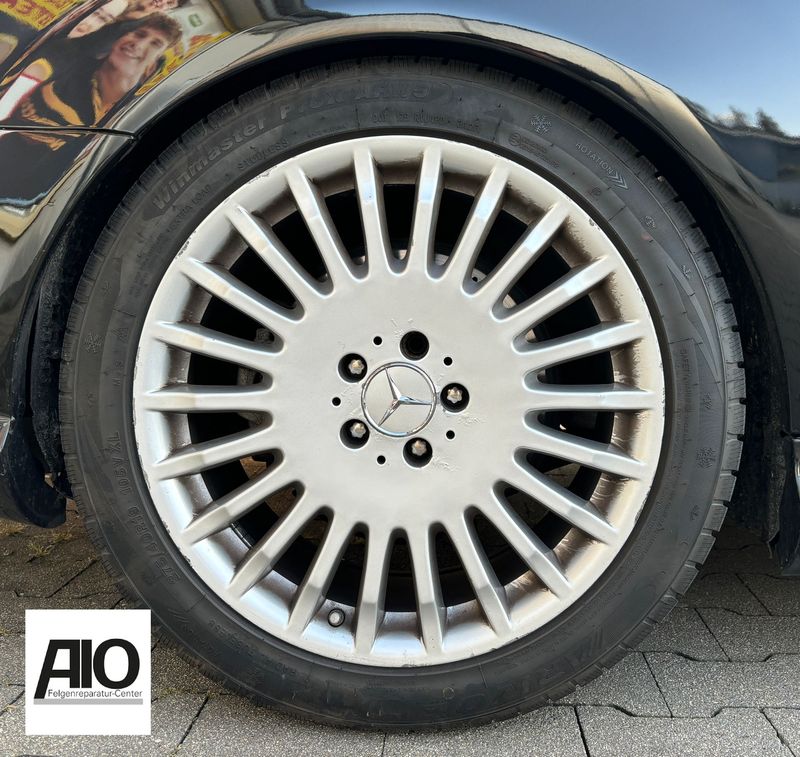 LF1 Original Mercedes Alufelge A2214011702 – Vielspeichen-Rad Silber VA – S-Klasse W221 / CL-Klasse C216