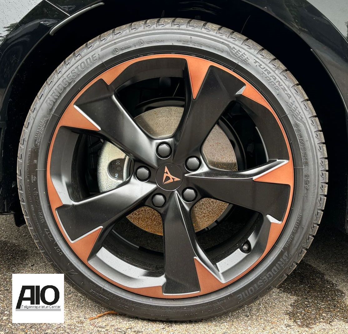 LF1 + LACK Original Cupra Alufelge 5FA601025H – 5-Speichen-Design Kupfer Bronze VOLLFARBE – Cupra Leon Typ 5F