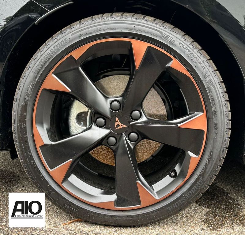 LF1 + LACK Original Cupra Alufelge 5FA601025H – 5-Speichen-Design Kupfer Bronze VOLLFARBE – Cupra Leon Typ 5F