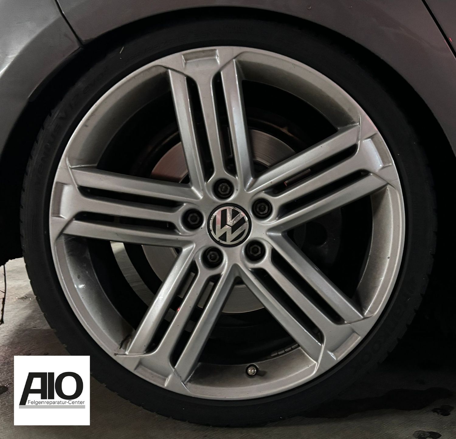 LF1 Original VW Felge 1K8073149B Talladega Silber– Scirocco 3 von 2008 - 2017
