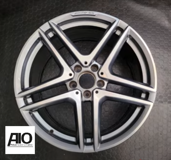 LF1 Original Mercedes Benz Felge A2124010800 – 5-Doppelspeichen-Design Grau HGG –  E-Klasse W212 / S212