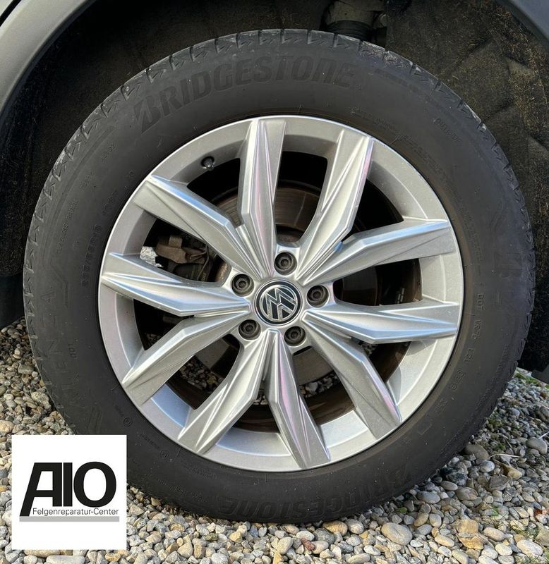 LF1 Original VW Felge 5NA601025B – KINGSTON 5-Doppelspeichen-Design Silber – Tiguan II Typ AD1 , Tiguan Allspace