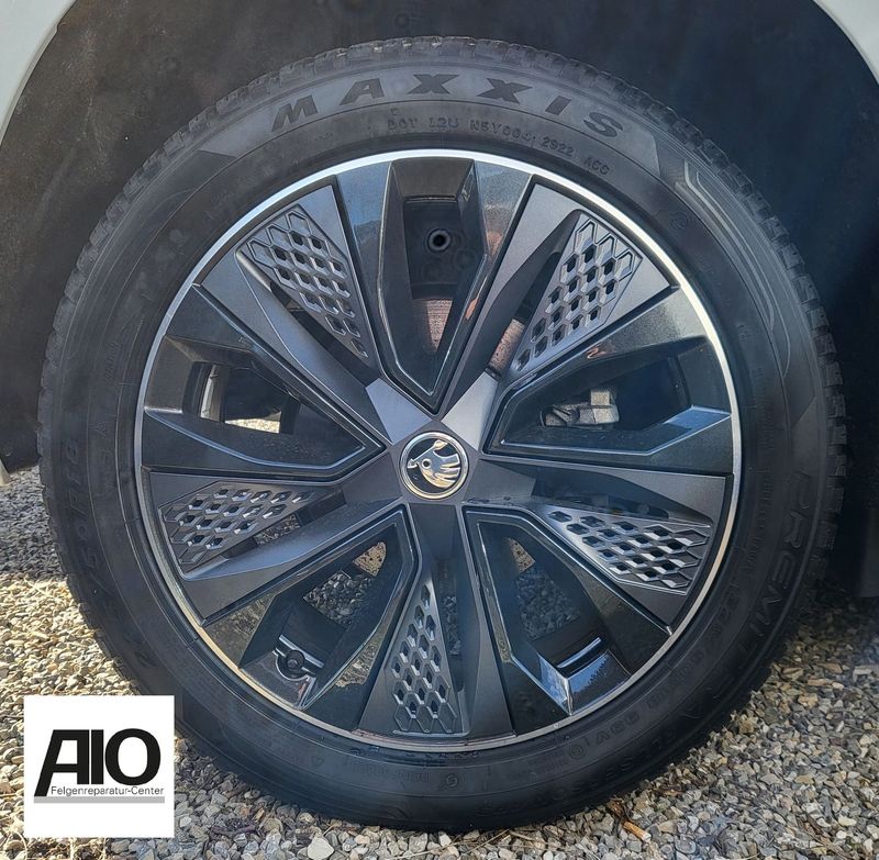 LF1 Original Skoda Alufelge 57A601025AS –  Procyon Design Dunkelgrau glanz – Karoq Typ NU ab 2017-
