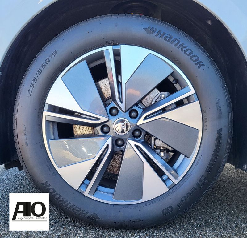 LF1 Original Skoda Alufelge 5LA601025A – REGULUS Design Grau HGG – Enyaq iV