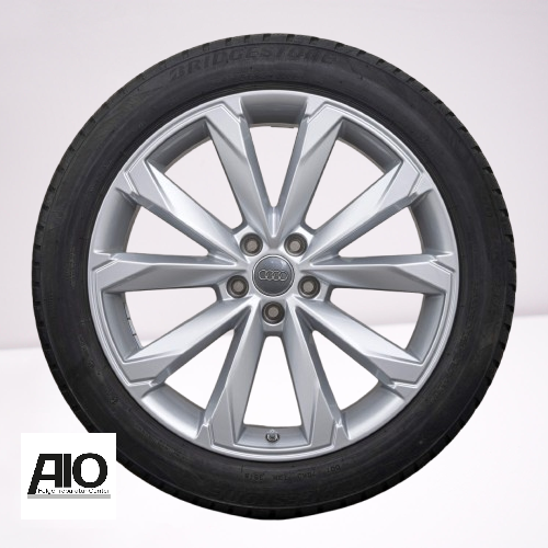 LF1 Original Audi Felge 4K9601025B - 10-V-Speichen-Design HGG Silber - A6 Allroad Typ C8 4K ab 2019 -