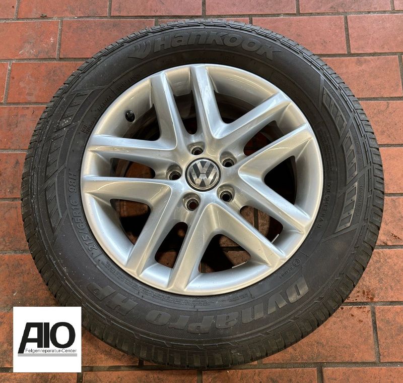 LF1 Original VW Felge 5N0601025 – San Francisco 5-Doppelspeiche Silber – Tiguan I Typ 5N