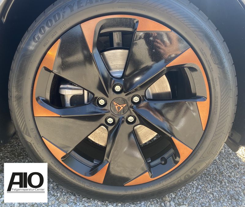 LF1 Original CUPRA  Alufelge 10E601025J –  Typhoon Design Schwarz Matt –  Born ab 2021-