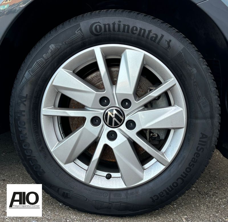 LF1 Original VW Felge 2K7601025 - 10-Speichen-Design Silber - Caddy 5 Typ SB 2020-