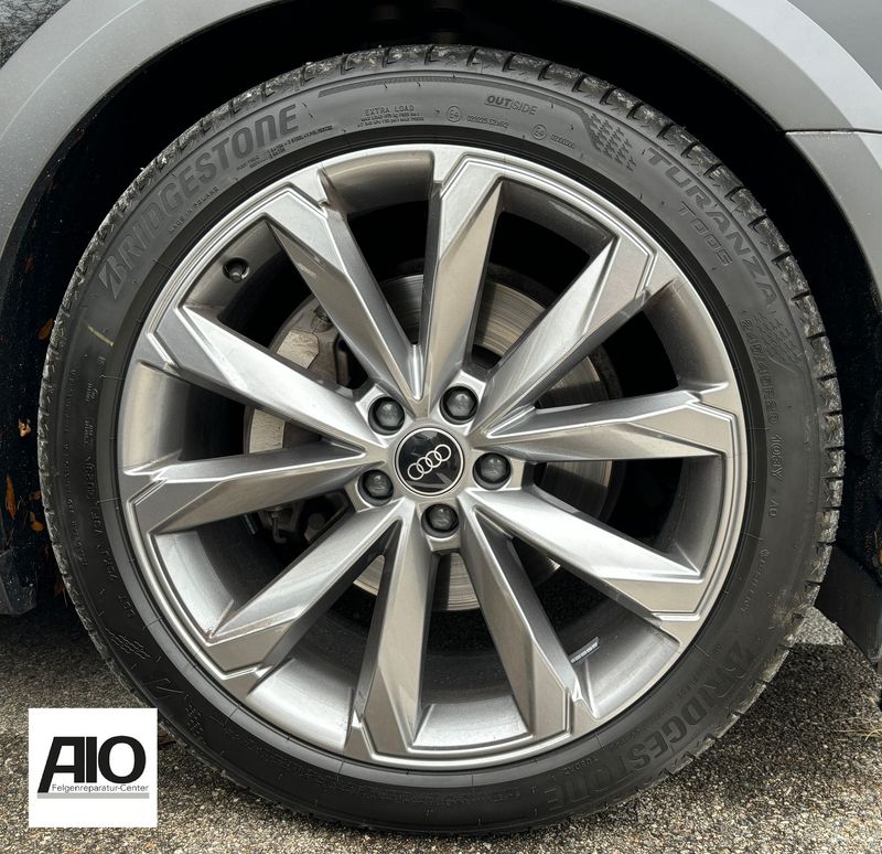 LF1 Original Audi Felge 4K9601025K - 10-V-Speichen-Design Dunkelgrau - A6 Allroad Typ C8 4K ab 2019 -