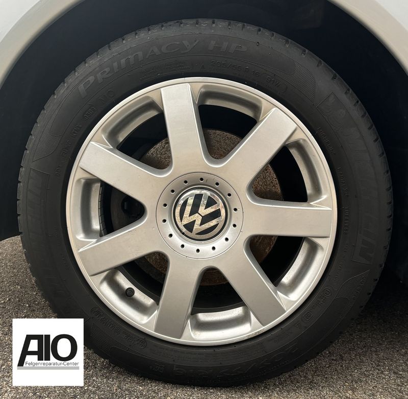 LF1 Original VW Felge 1J0601025L – 7-Speichen-Design Silber – Golf 4, Bora, Jetta 4, New Beetle