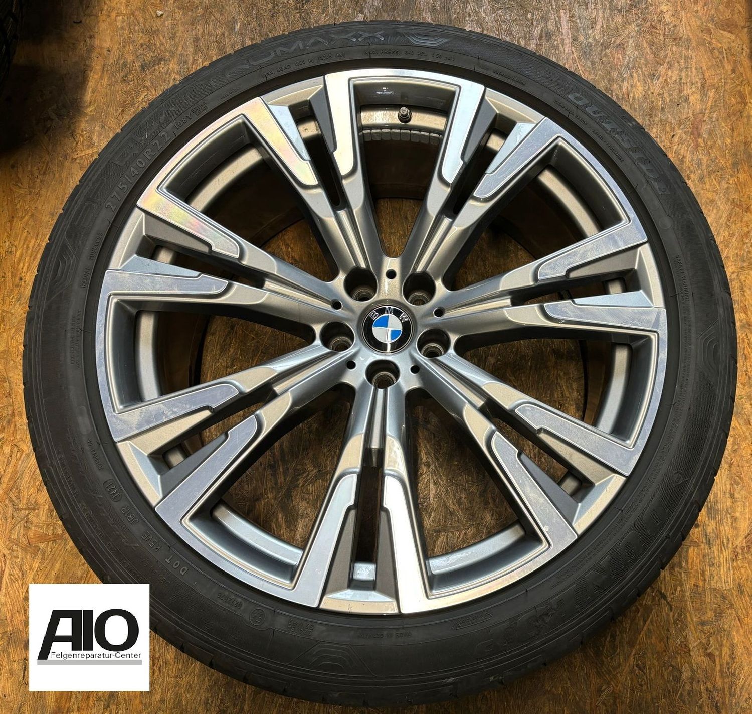 LF1 Original BMW Felge 6885143 - 756 Y Speiche Grau HGG VA - X7 Typ G07 ab 2019 -