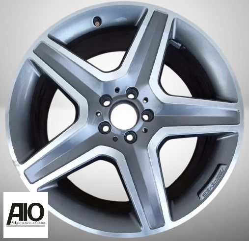 LF1 Original Mercedes Benz Alufelge A1664012002 – AMG-5-Speichen-Rad Grau – GLE-Klasse W166 2015-2019