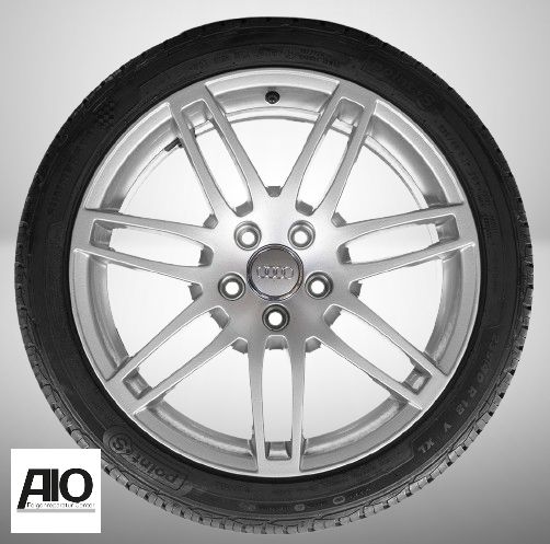 LF1 Original Audi Felge - 8E0601025BA  - 7 Doppelspeichen S-Line Design Silber - S4 Typ B7 8H - Limousine