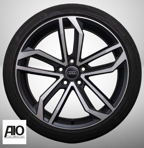 LF1 Original Audi Felge 8W0071499 - 5 Arm Sidus Design Schwarz HGG  - S4 Typ B9 8W Limousine, Avant, Cabrio