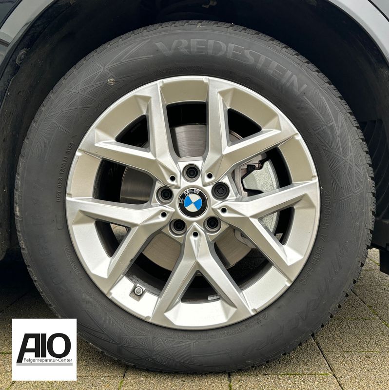 LF1 Original BMW Felge 6898299 - Y-Speiche 896 Silber - X1 iX1 Typ U11 / X2 Typ U10 /  Countryman Typ U25