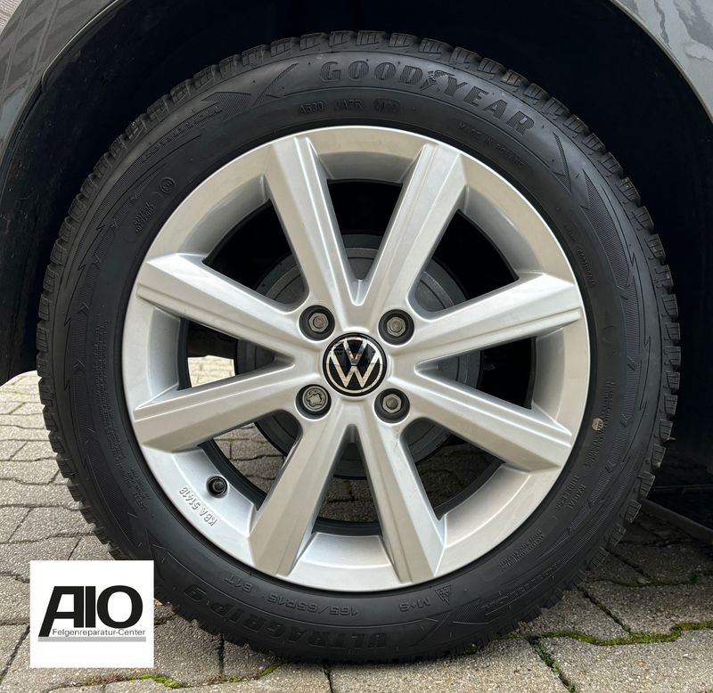 LF1 Original VW Zubehör Felge 1S0601025BP – MERANO 8-Speichen design Silber – up! / Mii / Citigo