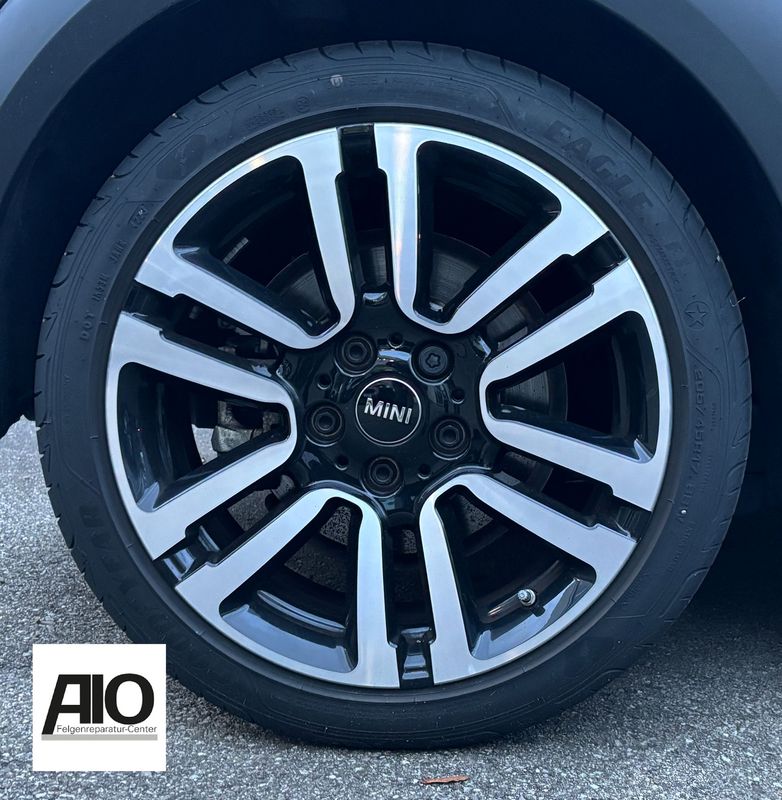 LF1 Original Mini Felge 6873929 –  Styling 497 Seven Spoke Schwarz HGG – F55, F56 SE, F56, F57