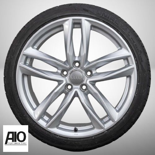 LF1 Original Audi Felge 8S0601025Q - 5 Doppelspeichen verdreht Design Silber - TT/TTS/TTRS Typ 8S FV Coupe