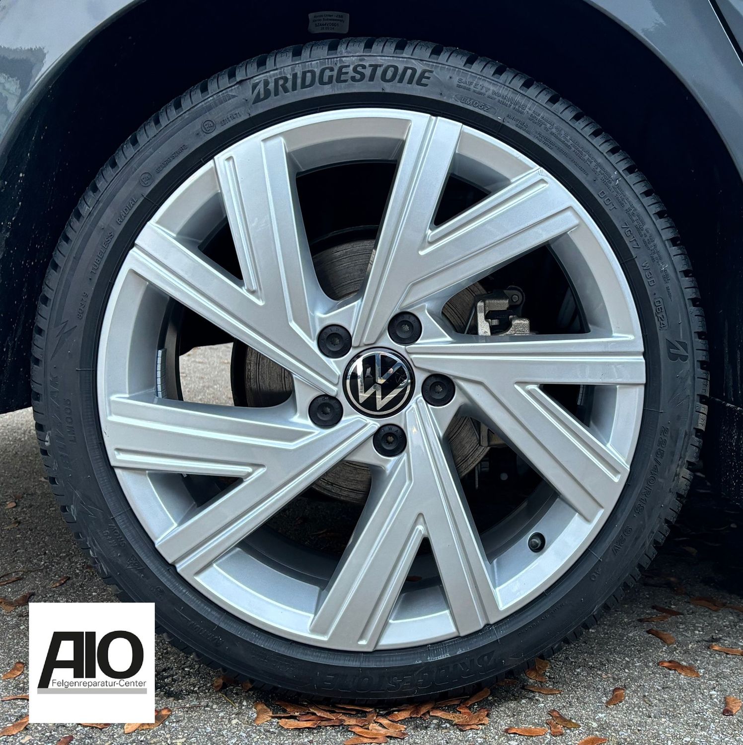 LF1 Original VW Felge 5H0601025AB – Bergamo Y-Speichen-Design Silber – Golf 8 Typ CD 2019-