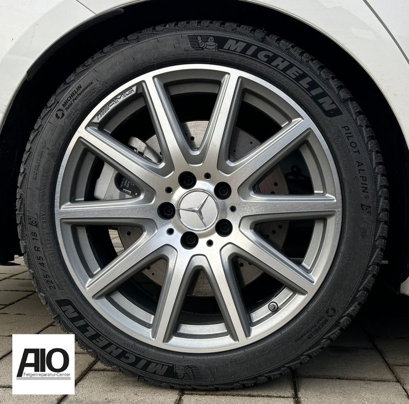 LF1 Original Mercedes Benz Felge A1774013900 – 10 Speichen Design HGG Grau –  A-Klasse W177 V177 / CLA C118 X118