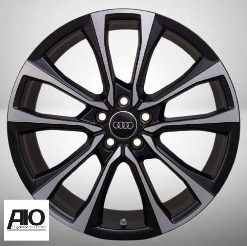 LF1 Original Audi Felge 82A071498 - 5-V-Speichen-Design PILLEUS Schwarz Matt HGG - A1 Typ GB ab 2018  -