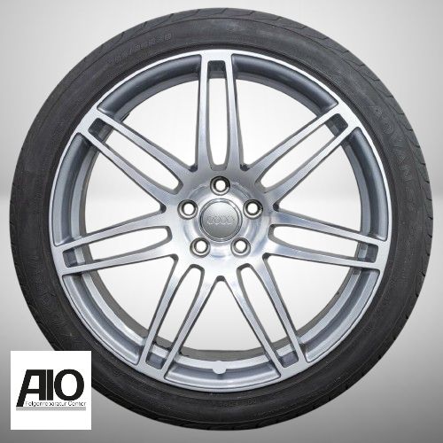 LF1 Original Audi Felge 4H0601025AB  - 7 Doppelspeichen Titan HGG Grau - S7 Typ 4G  /  S8 Typ D4/4H