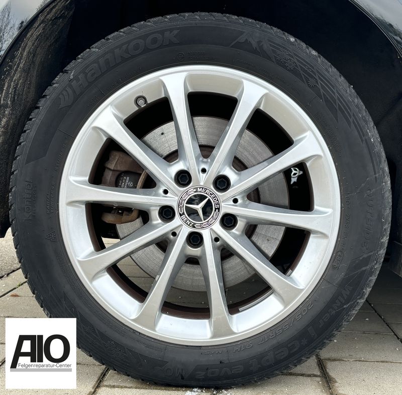 LF1 Original Mercedes Benz Felge A1774010300 – 10 Speichen Rad Design Silber –  A-Klasse W177 / B-Klasse W247