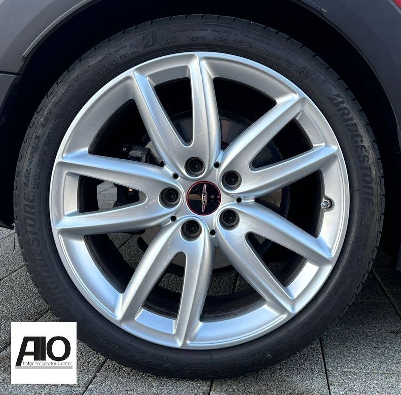 LF1 Original Mini Felge 6887612 – JCW Grip Spoke 815 Silber - Clubman F54