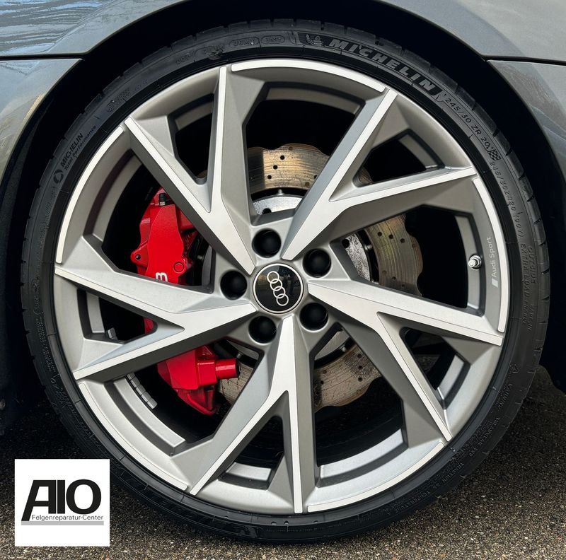 LF1 Original Audi Felge 4S0601025BT  - 5-V-Speiche Evo Design Grau HGG Matt - R8 Typ 4S ab 2015-