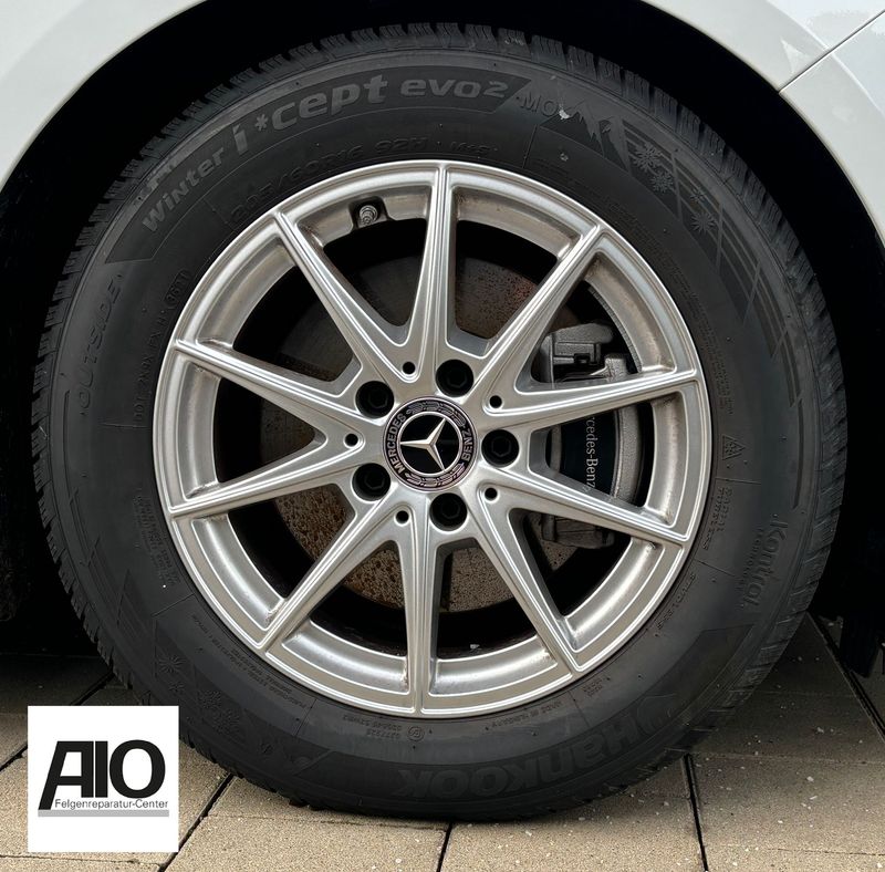 LF1 Original Mercedes Benz Felge A1774011100 – 10-V-Speichen-Rad Silber – A-Klasse W176 / CLA C117 X117 / B-Klasse W246