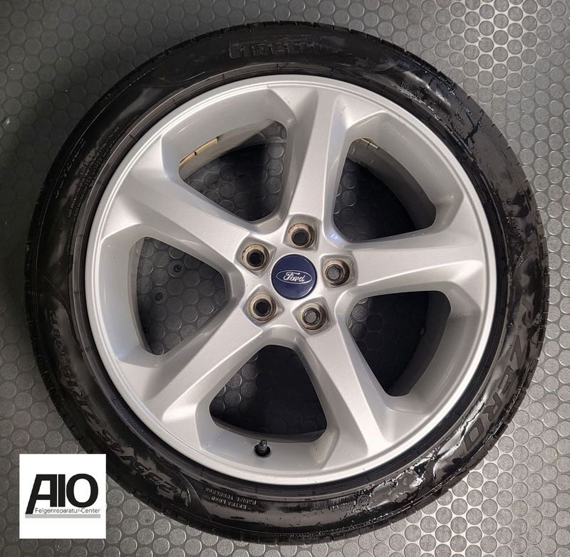 LF1 Original Ford Felge DS7C-1007-D1A  - 5-Speiche Silber - Mondeo 5 von 2014 - 2018