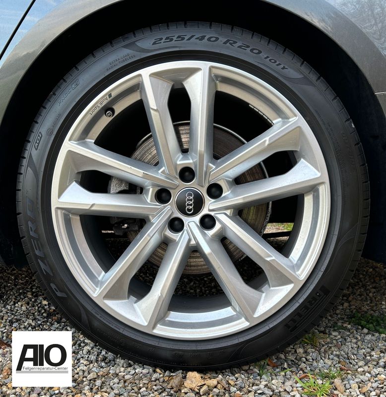 LF1 Original Audi Felge 4G8601025AQ - 5-Doppelspeichen "AudiSport" Silber - RS7 Typ C7/4G + A8/S8 Typ D4/4H 2009-2017
