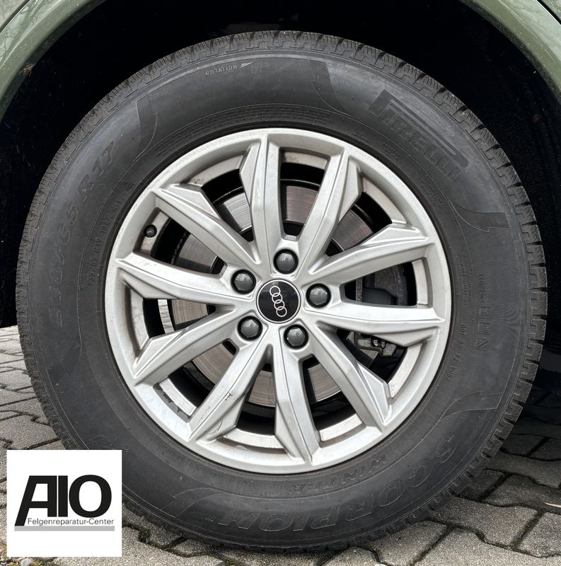 LF1 Original Audi Felge 80A601025J - 5 V Speichen Stern Silber - Q5 Typ FY ab 2017
