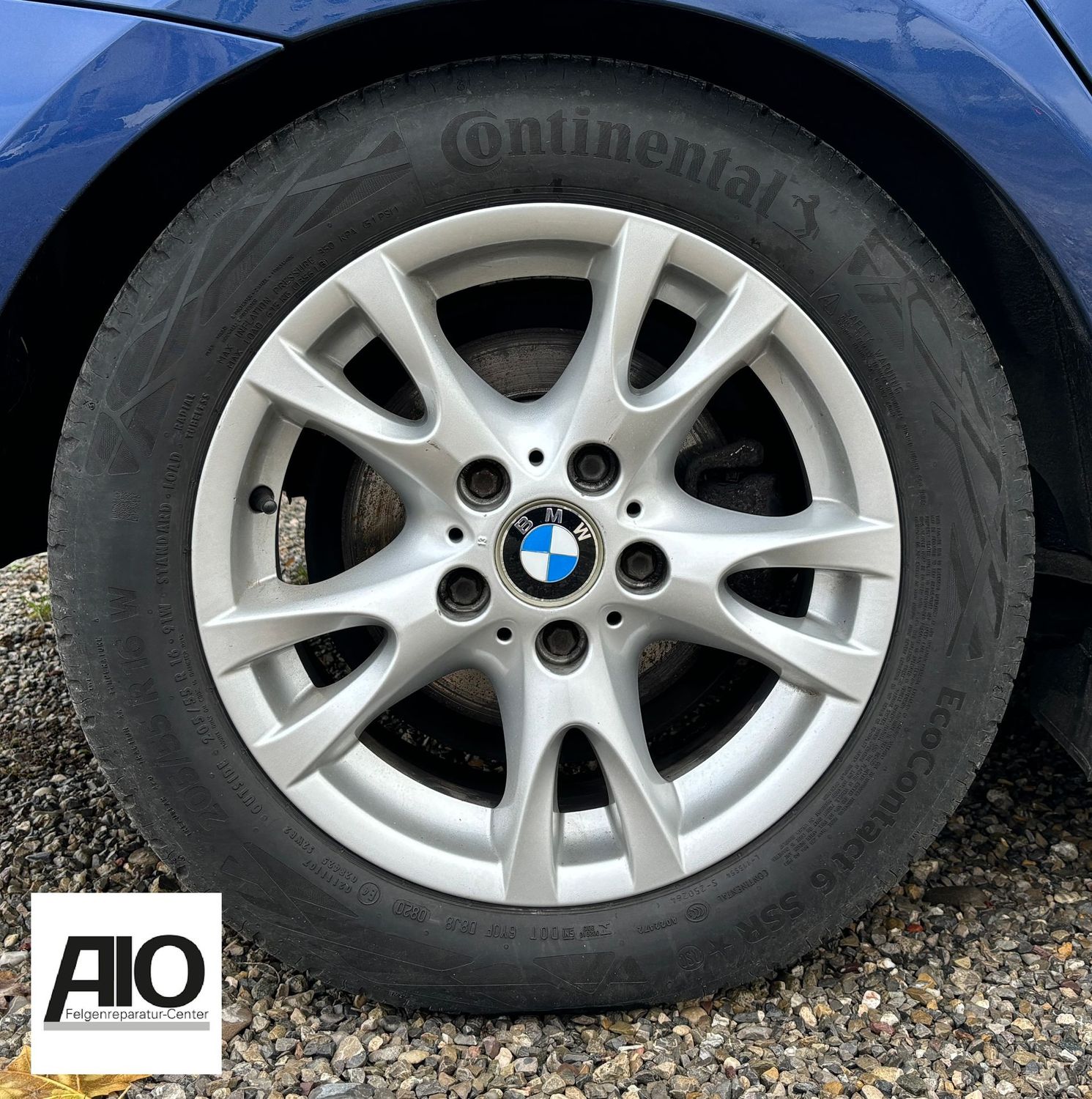 LF1 + LACK Original BMW Felge 6778218  -  V Speiche 255 Silber - 1er Typ E82 / E81 / E87 / E88