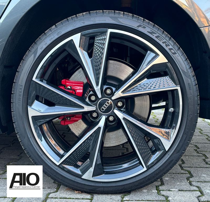 LF1 Original Audi Felge 4K0601025AS - 5-Speichen-Struktur-Rad Grau HGG - A6/S6 Typ: C8/4K ab 2018-