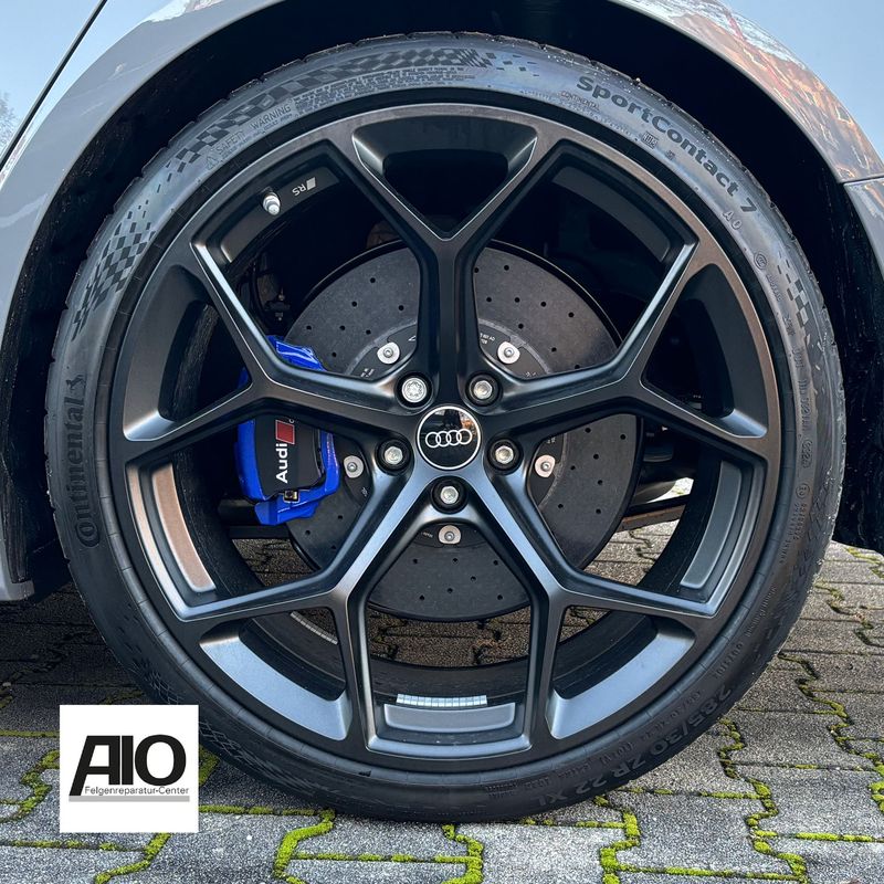 LF1 Original Audi Felge 4K0601025CQ - 5-Y-Speiche Schwarz Matt - RS6 / RS7 Typ C8 4K ab 2018 -