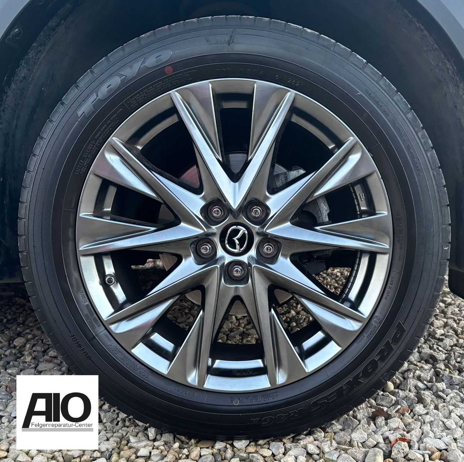 LF1 Original Mazda Felge 9965147090 – 10-Speichen-Design Dunkelgrau effekt – CX-5 Typ KF ab 2017-