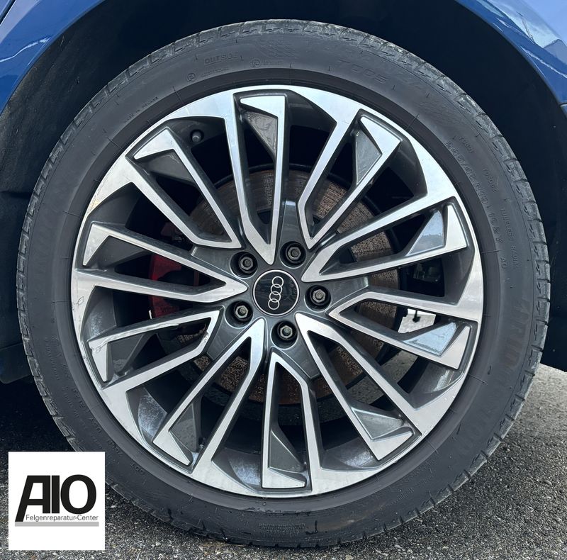 LF1 Original Audi Felge 4K8601025T - Vielspeichen Design HGG Grau - AA S7 Typ 4K