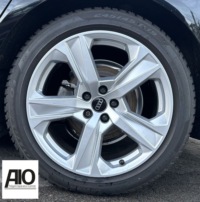 LF1 Original Audi Felge 4K8601025D - 5 Arm Dynamik Design Silber - A7 / S7 Typ C8 4K ab 2018-