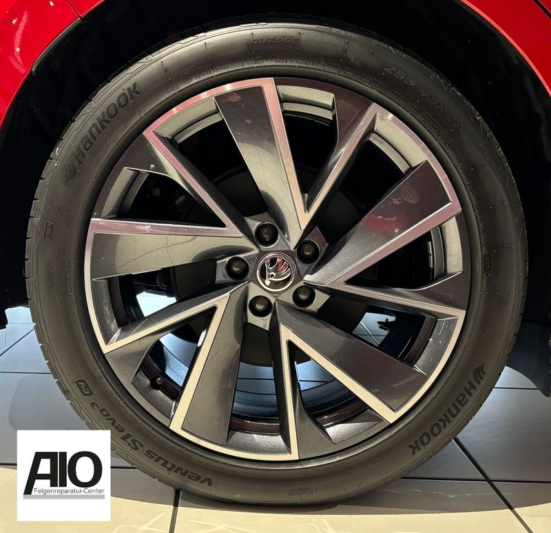 LF1 Original Skoda Alufelge 5LA601025S – VEGA Design Grau HGG – Enyaq iV