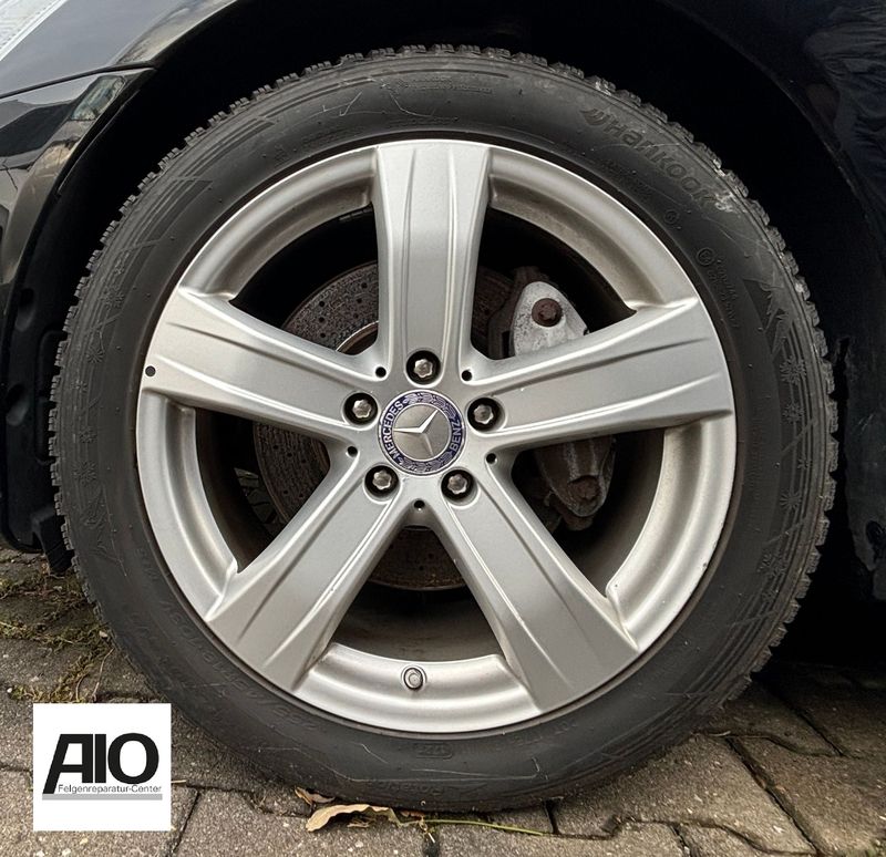 LF1 Original Mercedes Alufelge A2214015102 – 5-Speichen-Rad Silber – S-Klasse W221 / CL-Klasse C216
