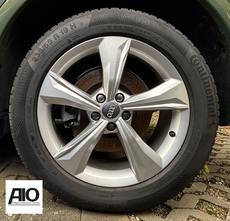 LF1 Original Audi Felge 80A601025K - 5-Arm-Design Silber - Q5 / SQ5 Typ FY ab 2017