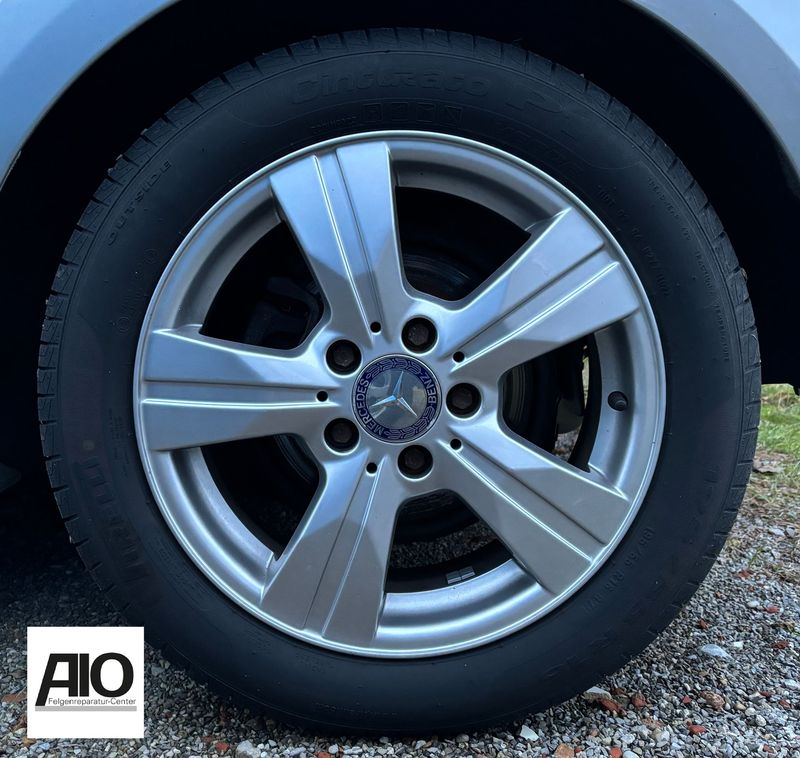 LF1 Original Mercedes Benz Felge A1694012202 – 5 Speichen Design Silber – A-Klasse W169 / B-Klasse W245 W242 W246