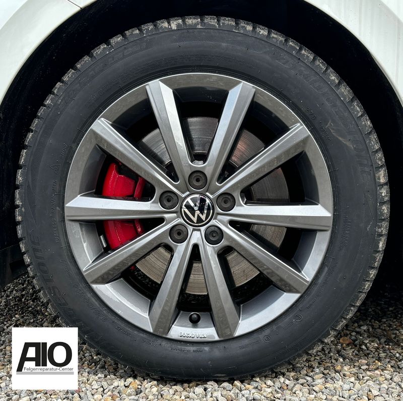 LF1 Original VW Felge 2GM073626A – Merano V-Speichen Design links Grau – T-Cross Typ C1