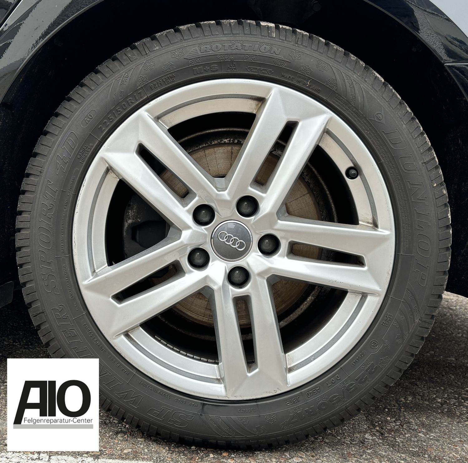 LF1 Original Audi Felge 8W0601025P  - 5-Doppel-Speichen Design Silber  - S4 Typ B9 8W - Avant Limousine Cabrio