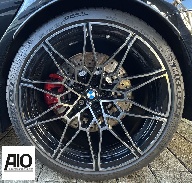 LF1 Original BMW Felge 8093837  - Sternspeiche 826M Schwarz HA - M3 Typ G80 / M4 Typ G82,G83