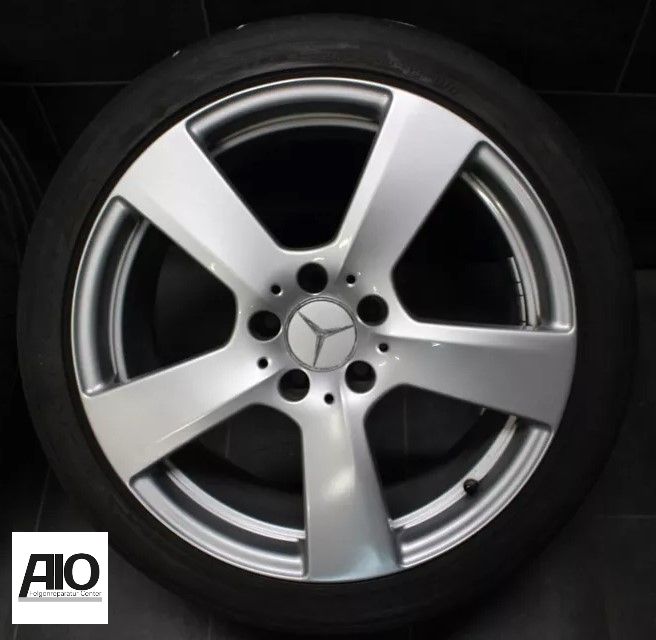 LF1 Original Mercedes Benz Felge A2124011402 – 5-Speichen Design Silber HA –  E-Klasse W212 / S212
