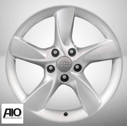 LF1 Original Audi Felge 4G0071497 - 5-verdrehte Speichen Silber - A6 Typ C7 4G 2011-2018