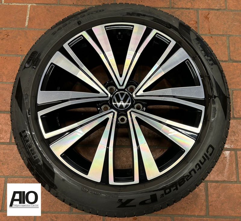 LF1 Original VW Felge 3G8601025F - MUSCATG Vielspeiche Schwarz HGG - Arteon