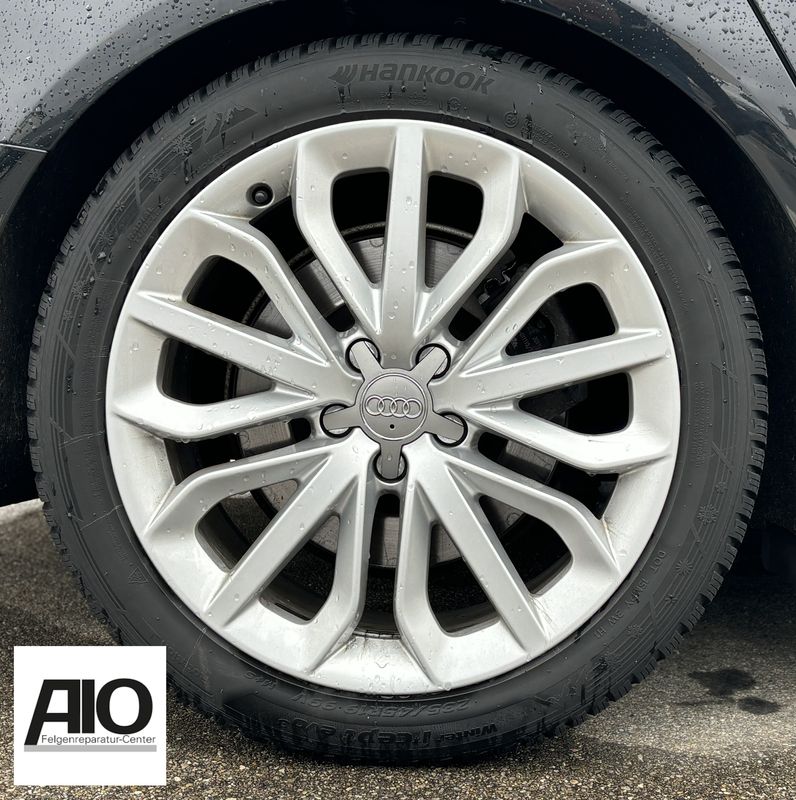 LF1 Original Audi Felge 4G0601025E - 5-geteilte-V-Speichen Silber - A6 Typ C7 4G 2011-2018